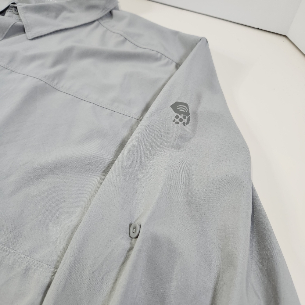 Mountain Hardwear Men's XL Canyon Gray Performance Shirt Vented Fishing Outdoor - Picture 3 of 12